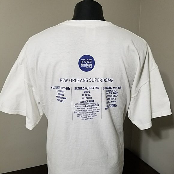 2008 New Orleans Essence Music Festival T Shirt 3XL Rare Rap R&B Hip Hop Tee - Picture 5 of 12